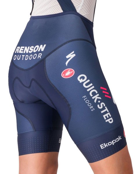 Castelli Competizione 2 DT Trgerhose Team Soudal Quick-Step Damen - belgian blue