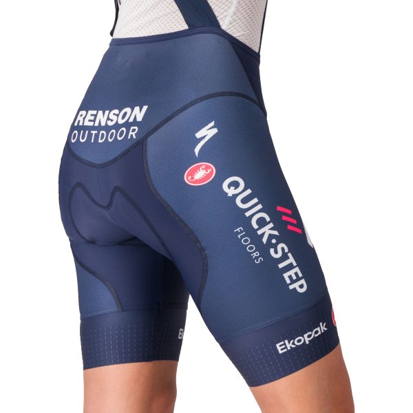 Castelli Competizione 2 DT Trgerhose Team Soudal Quick-Step Damen - belgian blue