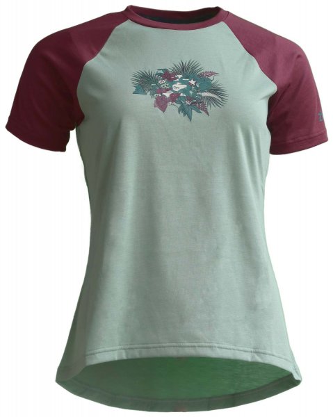 Zimtstern Riderz MTB Tee kurzarm Damen - granit green