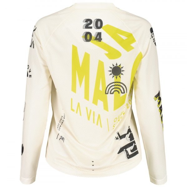 Maloja BaldoM. Damen Gravel Shirt - shaded white