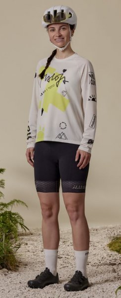 Maloja BaldoM. Damen Gravel Shirt - shaded white