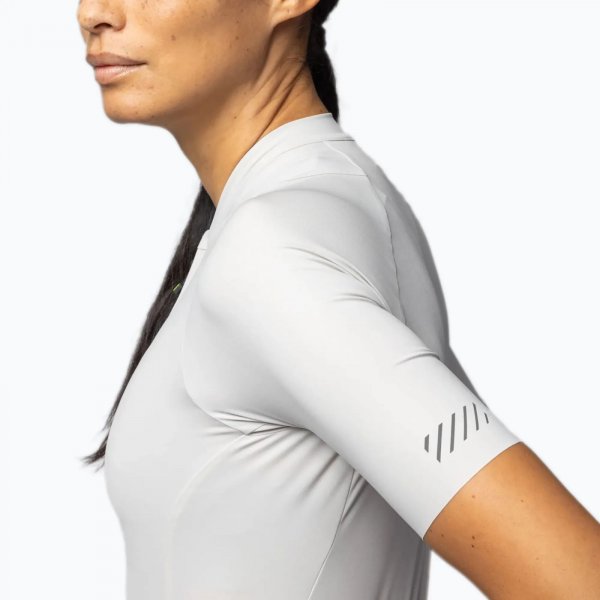 Al Color Block Off Road Lady Radtrikot - stone