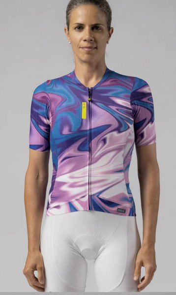 Al PR-E Smoothie Damen Radtrikot - violett