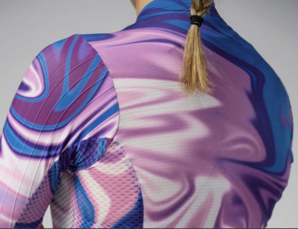 Al PR-E Smoothie Damen Radtrikot - violett