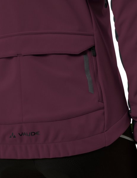 Vaude Womens Posta II Softshell Fahrradjacke  - cassis