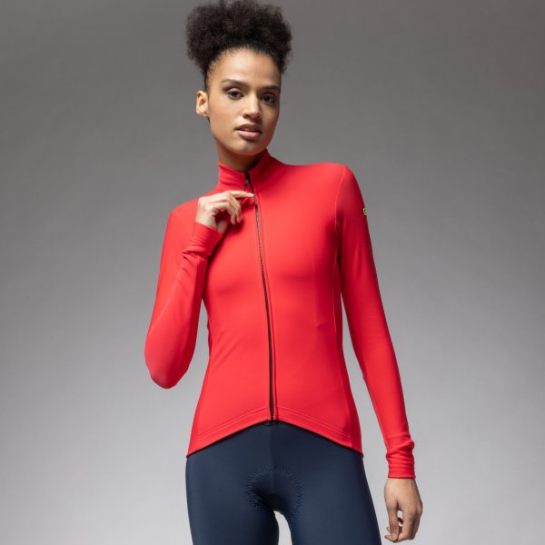 Al Pragma Fondo 3.0 Damen Radtrikot - melon