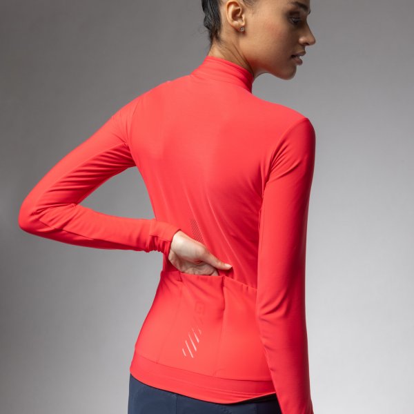 Al Pragma Fondo 3.0 Damen Radtrikot - melon