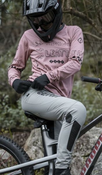 Leatt MTB Gravity 3.0 Long Sleeve Jersey Woman - dusty pink