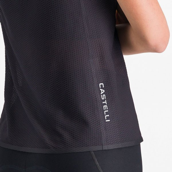 Castelli Comfort Travel Mesh Top - black