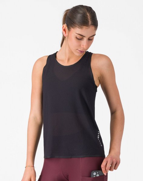 Castelli Comfort Travel Mesh Top - black
