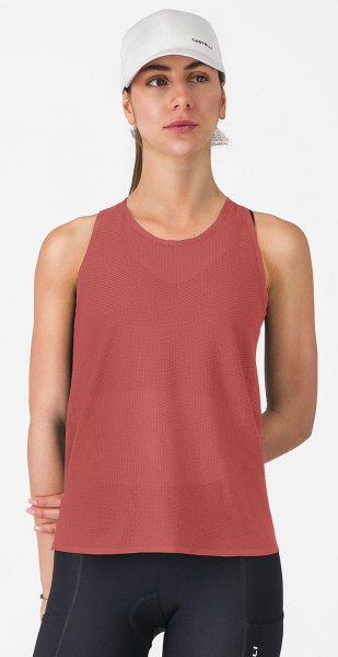 Castelli Comfort Travel Mesh Top - faded rose