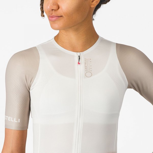 Castelli Corretto Damen Radtrikot - ivory