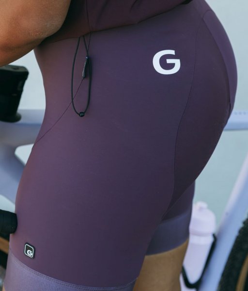 Gonso SQlab GO Damen Bib - dark plum