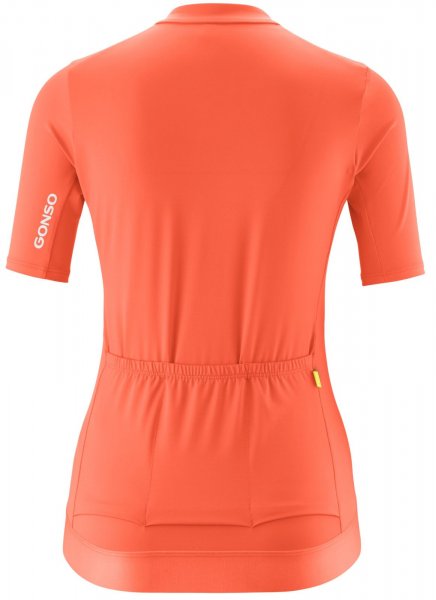 Gonso Road Jersey Damen Rennradtrikot - fiesta red
