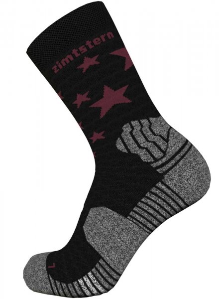 Zimtstern Techsockz MTB Performance Socks Damen - pirate black