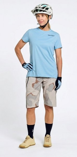 Troy Lee Designs Womens Lilium Pro Short - Flow Camo, pumice