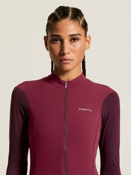 Craft Endur Training LS Radtrikot - berry
