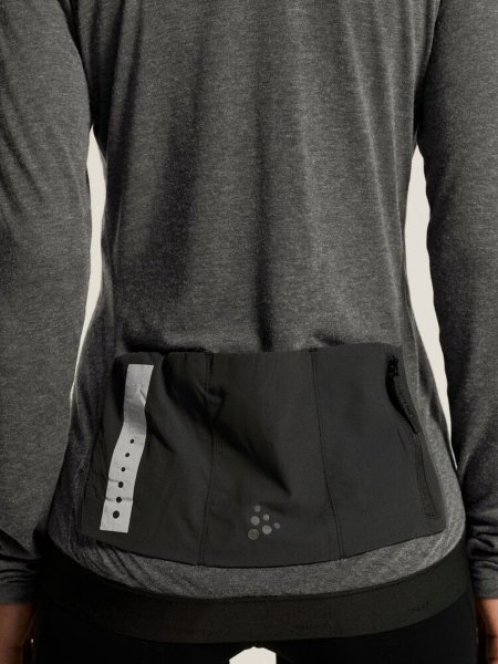 Craft Core Bike Essence Wool LS Jersey Damen - Black/Melange
