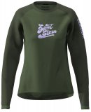 Zimtstern PureFlowz Shirt LS Women - green forest