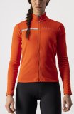 Castelli Sinergia 2 Damen Radtrikot langarm - red