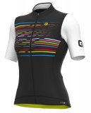 Al Logo Damen Fahrradtrikot - black
