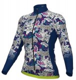 Al Hibiscus langarm Radtrikot Damen