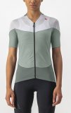 Castelli Gradient Color Block Damen Radtrikot - defender green