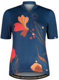 Maloja SarsteinM. Damen Radtrikot - midnight alpflower