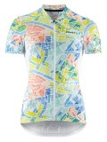Craft ADV Endur Graphic Damen Radtrikot - white multi