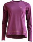 Zimtstern PureFlowz Eco Langarmshirt Damen - windsor wine