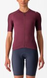 Castelli Espresso Damen Radtrikot - deep bordeaux