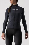 Castelli Sinergia 2 Damen Radtrikot langarm - light black
