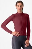 Castelli Espresso Thermal Damen Radtrikot - bordeaux