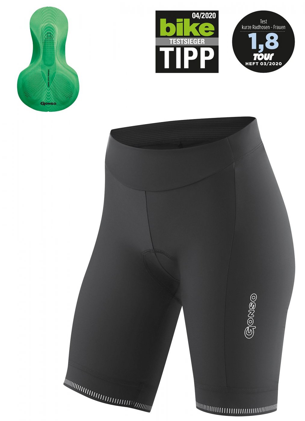 Gonso Rennradhose W Sitivo green Radhose, Damen