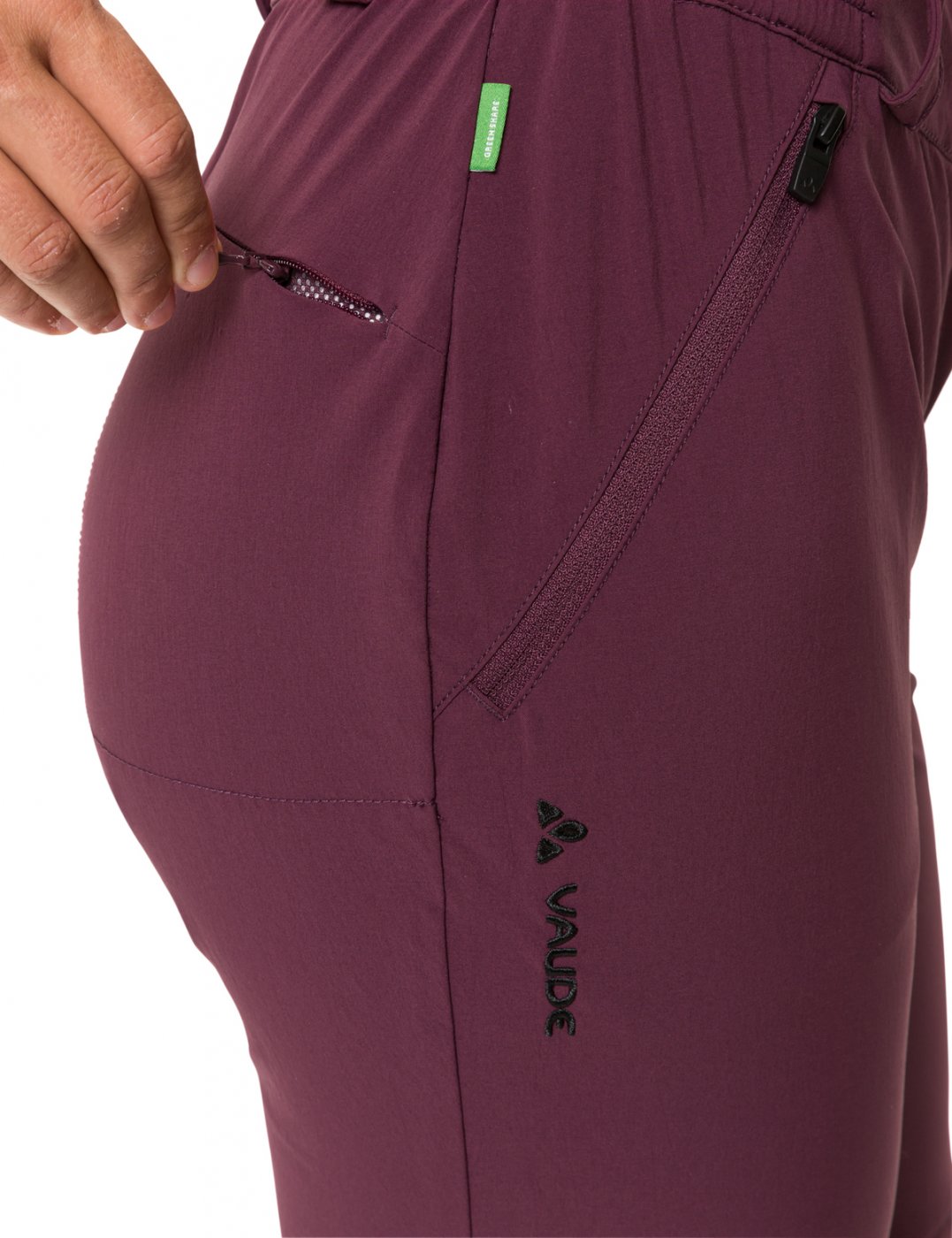 Vaude Women's Yaras ZO Fahrradhose - cassis