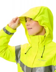 Vaude Wo Luminum Rain Jacket - neon yellow