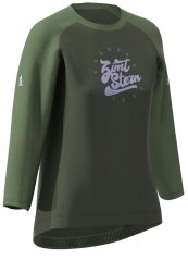 Zimtstern PureFlowz Shirt LS Women - green forest