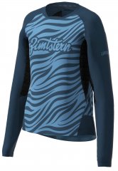 Zimtstern Techzone Shirt LS Women - heritage blue