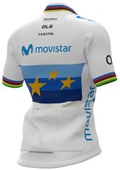 Al Movistar Team Campione Europa Damen Rennradtrikot