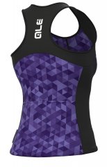 Al Triangles Lady Top - wisteria