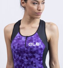 Al Triangles Lady Top - wisteria