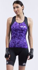 Al Triangles Lady Top - wisteria