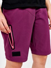 Craft Offroad ADV XT Damen Shorts mit Pad - burgundy