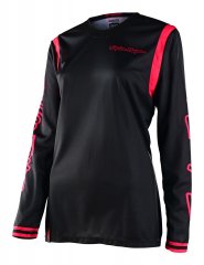 Troy Lee Designs Womens GP Jersey - mono, black/flo red