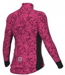 Al Papillion Damen langarm Radtrikot - fluo pink