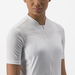 Castelli Anima 4 Damen Rennradtrikot - ivory