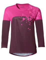 Vaude Womens Moab LS T-Shirt V - lychee