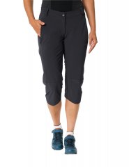 Vaude Womens Yaras 3/4 Pants - black