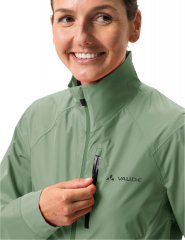 Vaude Womens Kuro Rain Jacket - willow green