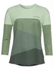 Vaude Womens Moab LS T-Shirt V - willow green